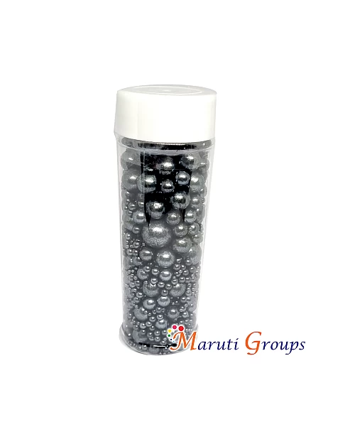 Metallic Dragees Black Pearl Sprinkles Mix - 135g