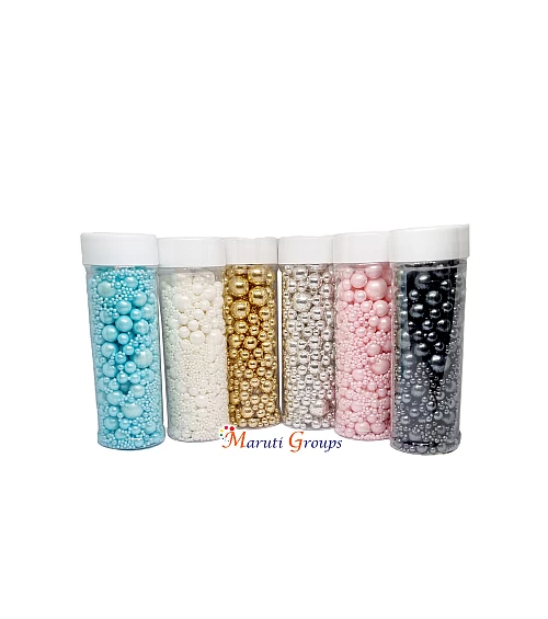 Metallic Dragees Gold Pearl Sprinkles Mix - 135g