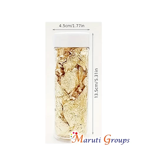 3pc Edible Rose Gold, Gold and Silver Foil for Cake Decorating – Food Grade Leaf Sheets