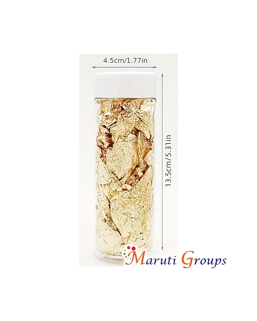 Edible Gold Foil for Cake Decorating – Food Grade Gold Leaf Sheets