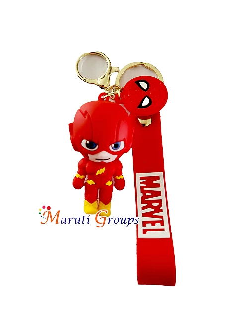 Justice League - The Flash Keyring - 3D Keyring (Red & Yellow)