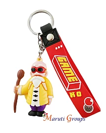 Dragon Ball Super / Dragon Ball Z / Dragon Ball GT - Master Roshi Keyring - 3D Keyring - Approx Small Size : 6.5cm x 3.5cm