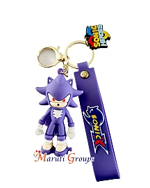 Sonic The Hedgehog Keyring - 3D Keyring (Purple, Design 1)