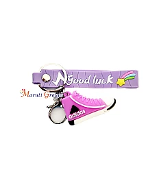 Adidas Shoes Keyring - Purple - 3D Sneaker Keychain