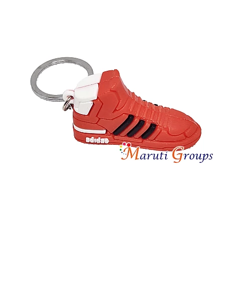 Adidas Shoes Ball Keyring - 3D Keyring (Red)
