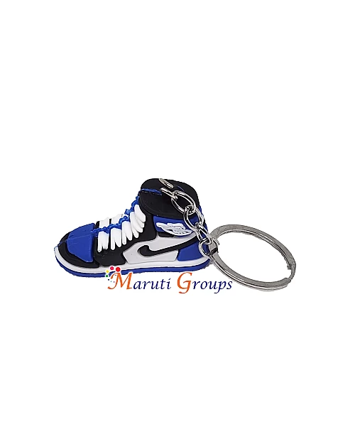 Nike Shoes Ball Keyring - 3D Keyring (Blue)