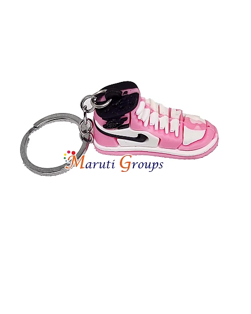 Nike Shoes Ball Keyring - 3D Keyring (Pink)