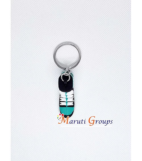 Nike Shoes Ball Keyring - 3D Keyring (Green)