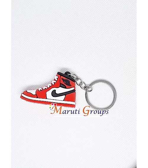 Nike Shoes Ball Keyring - 3D Keyring (Red)