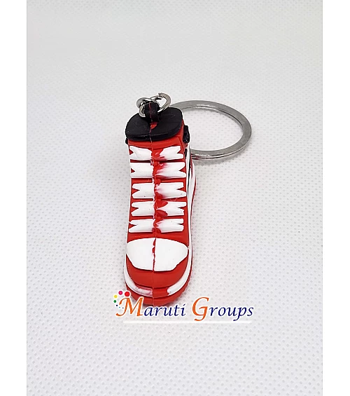 Nike Shoes Ball Keyring - 3D Keyring (Red)
