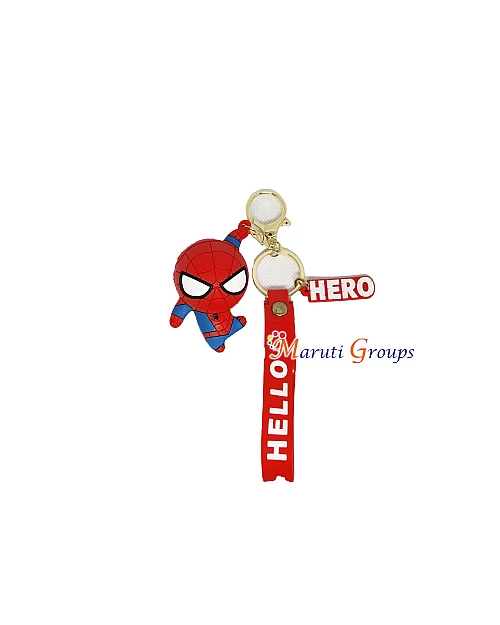 Spider-Man with Wristlet & Clasp Keychain