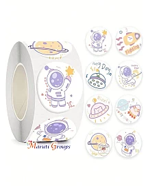 500pcs/roll Cartoon Animal Reward Stickers, Stationery Stickers