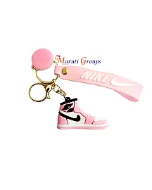 Nike Shoes Ball Keyring - 3D Keyring (Pink)
