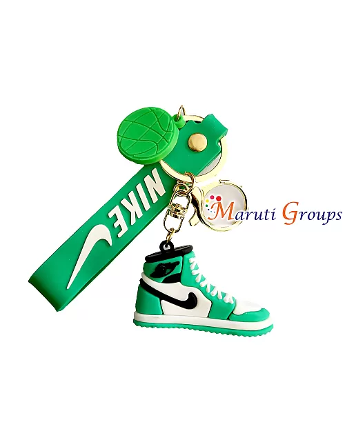 Nike Shoes Ball Keyring - 3D Keyring (Green)