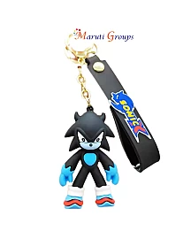 Sonic The Hedgehog Keyring – 3D Keyring (Black, Design 6)