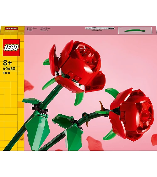 LEGO Botanicals Roses Faux Flowers Building Set 40460