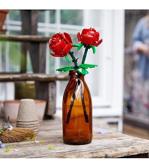 LEGO Botanicals Roses Faux Flowers Building Set 40460