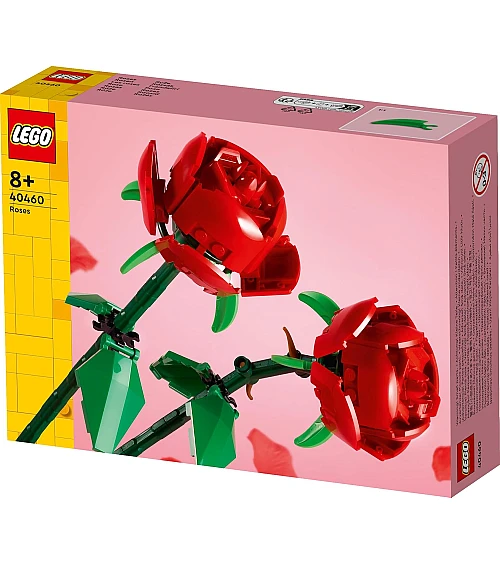 LEGO Botanicals Roses Faux Flowers Building Set 40460