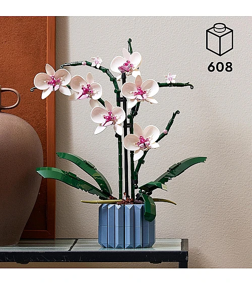 LEGO Icons Botanicals Orchid Artificial Plant Building Set for Adults 10311