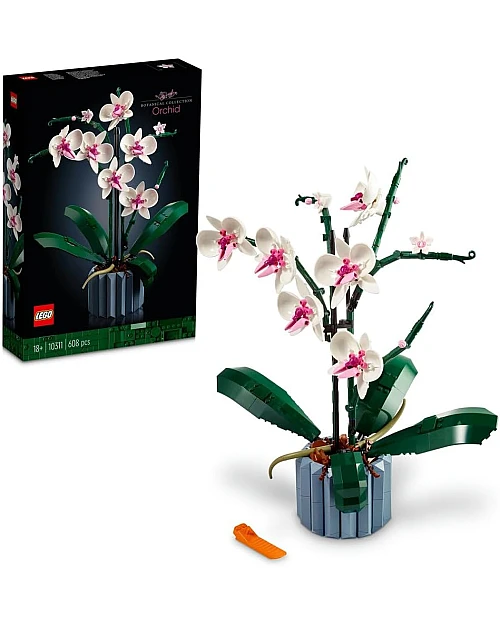 LEGO Icons Botanicals Orchid Artificial Plant Building Set for Adults 10311