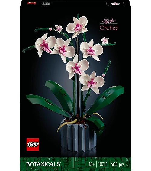 LEGO Icons Botanicals Orchid Artificial Plant Building Set for Adults 10311