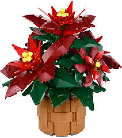 LEGO Botanicals Poinsettia Artificial Plant (10370)