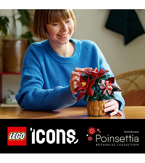 LEGO Botanicals Poinsettia Artificial Plant (10370)