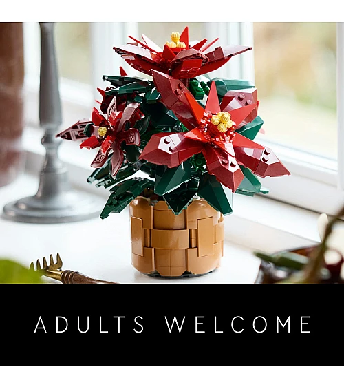 LEGO Botanicals Poinsettia Artificial Plant (10370)