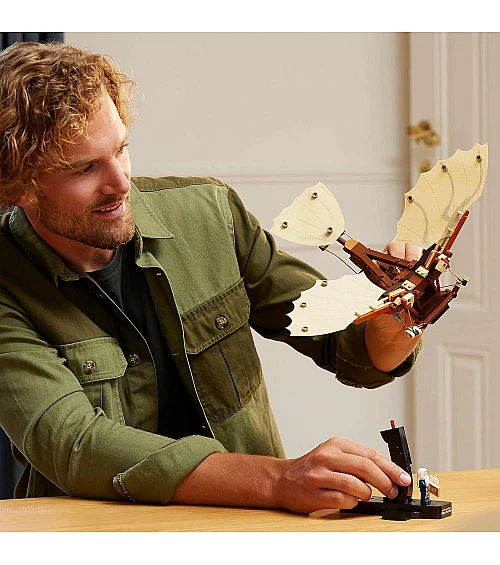 LEGO Icons Leonardo da Vinci’s Flying Machine Building Set for Adults 10363