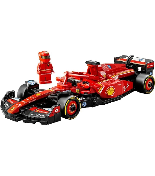 LEGO Speed Champions Ferrari SF-24 F1 Race Car with Driver Minifigure 77242