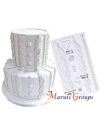 Rustic Cable Knit Silicone mould 