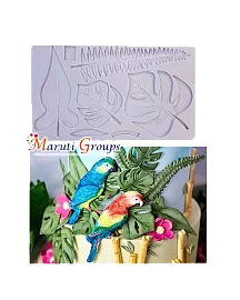 Tropical Beach Leaves Silicone Mould