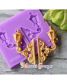 Lamp Scroll Silicone Mould